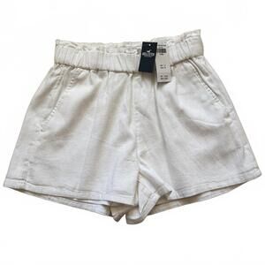 Hollister Ultra High Rise Shorts Summer Beach White Women's Size XS NWT